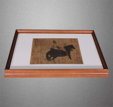 冠县书画装裱配框服务案例